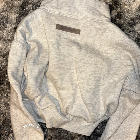Fear of God Essentials Light Gray Kids Sweater - Picture 2 of 4